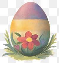 PNG Easter egg flower spring floral.