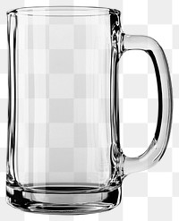 PNG Beer mug glass transparent beverage empty.