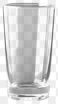 PNG Glass transparent background empty.