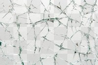 PNG Cracked glass texture shattered pattern.