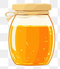 PNG Honey in glass jar illustration beverage golden.