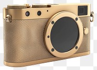 PNG Mirrorless camera gold electronics photography.