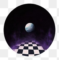 PNG Op art illusion universe space astronomy.