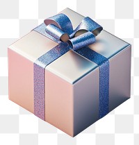 PNG Gift box icon shape decorative shimmering decoration.