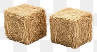 PNG Bales of hay isolated straw bales.