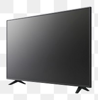 PNG Flat black television electronics display screen.