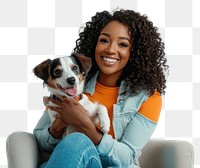 PNG Woman with curly hair background sitting casual.