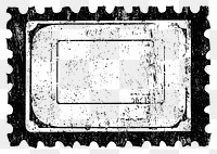 PNG Vintage oval postage stamp frame grunge illustration electronics.