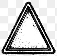 PNG Vintage triangle stamp border sign grunge shape blackboard.