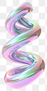 PNG Y2k chrome spring illustration abstract art.