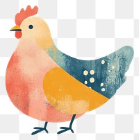 PNG Chicken illustration animal art.