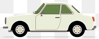 PNG Small sport coupe illustration automobile minimalist.