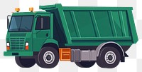 PNG Garbage truck transportation construction illustration.