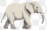 PNG Elephant walking elephant illustration wildlife.