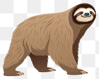 PNG Sloth sloth illustration wildlife.