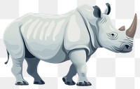 PNG Rhinoceros walking rhino illustration wildlife.