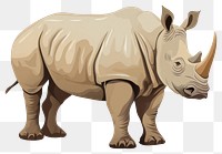 PNG Rhinoceros walking rhino illustration wildlife.