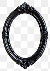 PNG Oval black frame vintage oval photo photography.