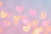 PNG Blurred heart shapes bokeh background hearts pastel.