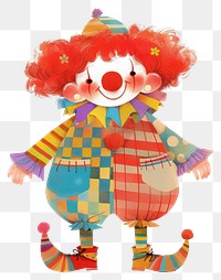 PNG Clown boy clown illustration character.