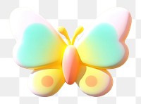 PNG 3d butterfly illustration chandelier colorful.