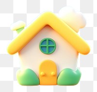 PNG 3d home illustration cute icon.