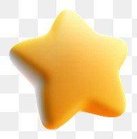 PNG 3d star illustration background shape.