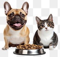 PNG French Bulldog and a cat bulldog pet background.