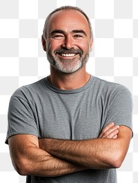 PNG Portrait of a smiling man background t-shirt happy.