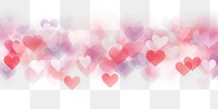 PNG Falling pink hearts border illustration background pastel.