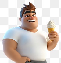 PNG Muscular man portrait cream character cartoon.