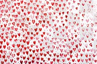 PNG Hand-painted hearts pattern background valentine.