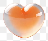 PNG Heart orange color orange color.