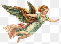 PNG Angel vintage illustration archangel.