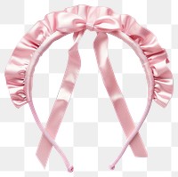 PNG Coquette vintage headband ribbon pink pink ribbon.