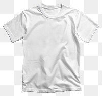 PNG White t-shirt clothing apparel undershirt.