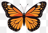 PNG Monarch butterfly illustration insect art.