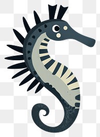 PNG Seahorse illustration marine ocean.