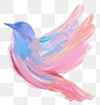 PNG Paint shape bird brush stroke painting strokes art.