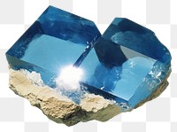 PNG Mineral photography crystal blue.