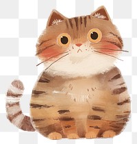 PNG Cute cat art illustration animal.