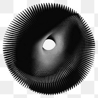 PNG Swirl spiral black illustration.