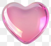 PNG Pink heart symbol glossy illustration.