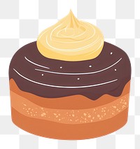 PNG Vector clipart cake illustration dessert sweets.