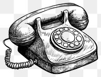 PNG Phone art communication illustration.