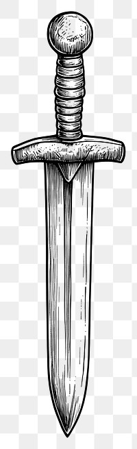 PNG Sword weapon style illustration.