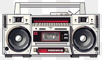 PNG Electronics boombox stereo radio. 