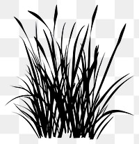 PNG Silhouette of grass silhouette art black.