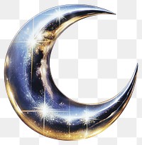 PNG 3d moon shape icon night illustration electronics.