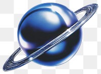 PNG 3d saturn shape icon planet space illustration.